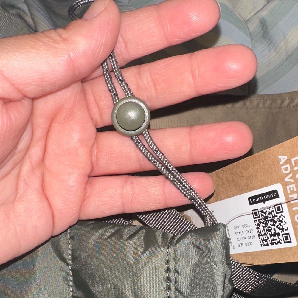 Eddie Bauer Olive Quilted Pouch - Picture 6 of 8